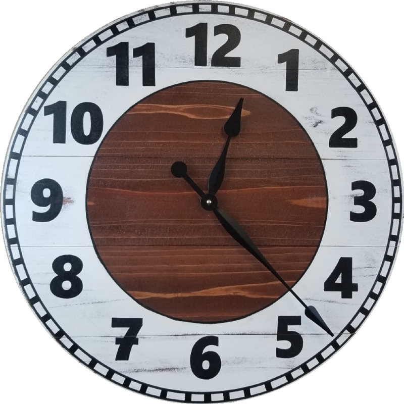 Beccles Wood Wall Clock, Small