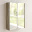 Walker 500 mm W 800 mm H Surface Framed Mirrored Bathroom Cabinets 3 Shelves with Mirror-139085947-28108080