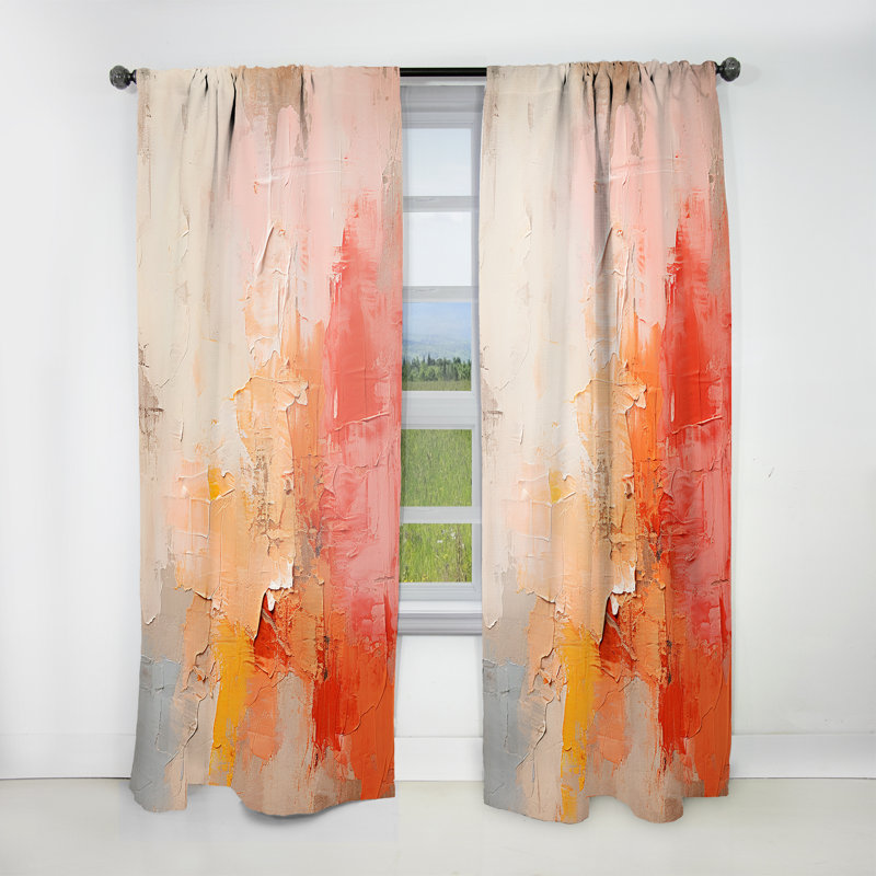 Ropp Gradient Grace Artistry I - Rideau en velours traditionnel - obscurcissant - 1 panneau, L 52 po x L 84 po