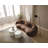 102'' 5-Seater Boucle Sofa Modern Sectional Half Moon Leisure Couch Curved Sofa Teddy Fleece Velet-1260280190