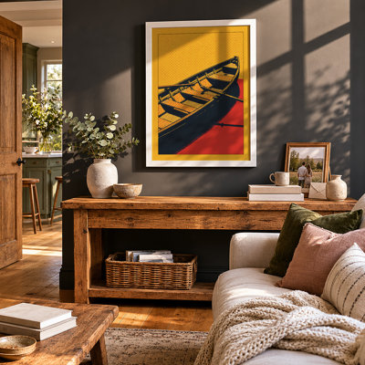 Geometric Rowboat Modern - Print