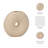 Boho Stoneware and Ceramic Decorative Vase with Sculptural Ribbed Design and Textured Wood Detailing-2053884437