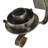 Antique-Style Wall Lantern Sconce Set with Curved Metal Arm(ste of 2)