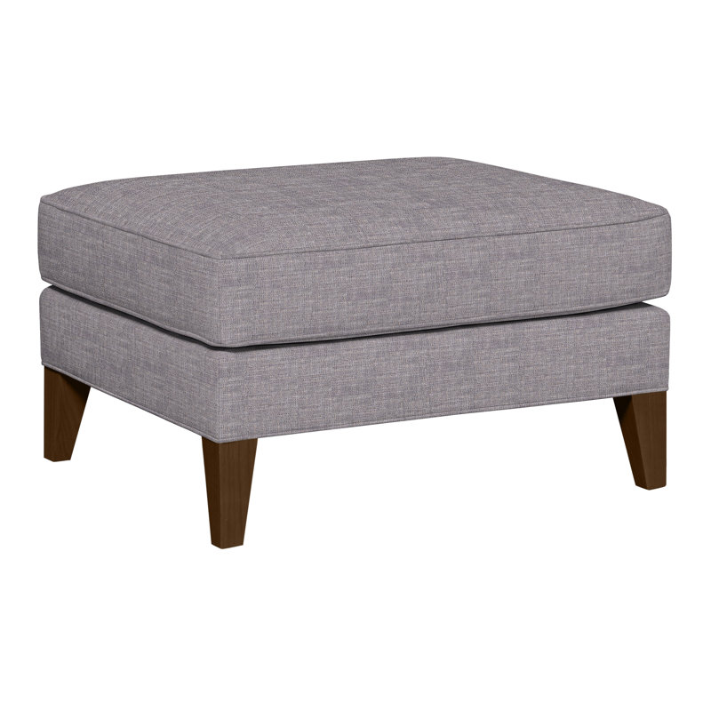 Burlingame Upholstered Ottoman, Nomad Slate Crypton® Chenille, Havana
