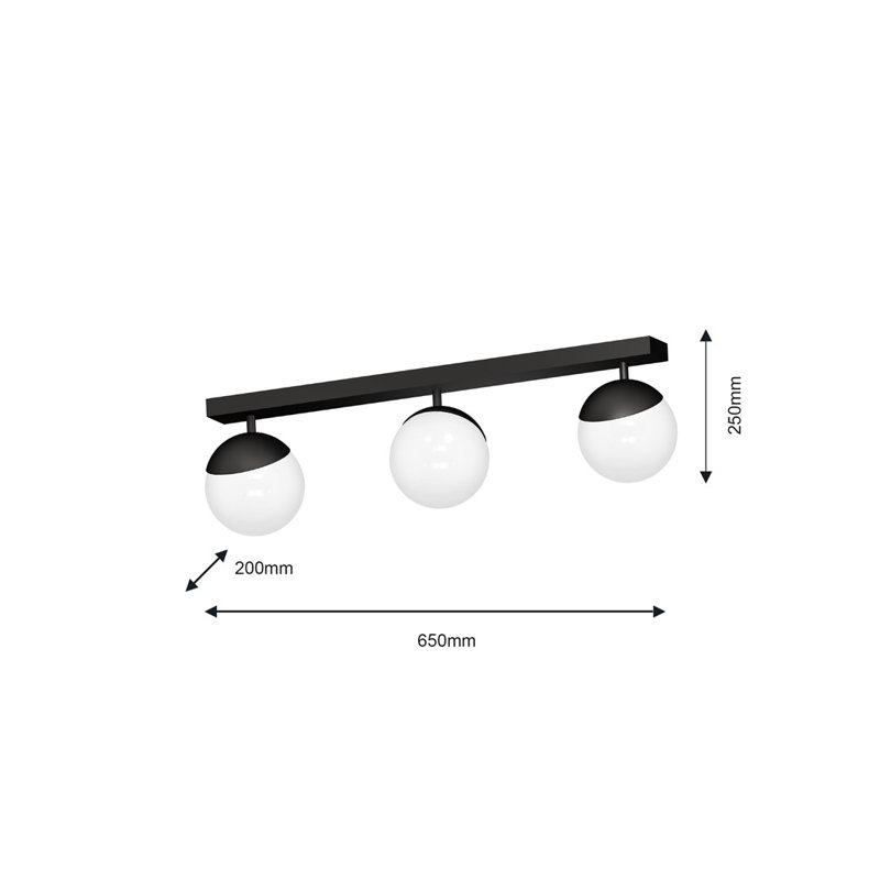 Parette Spotlight, Black