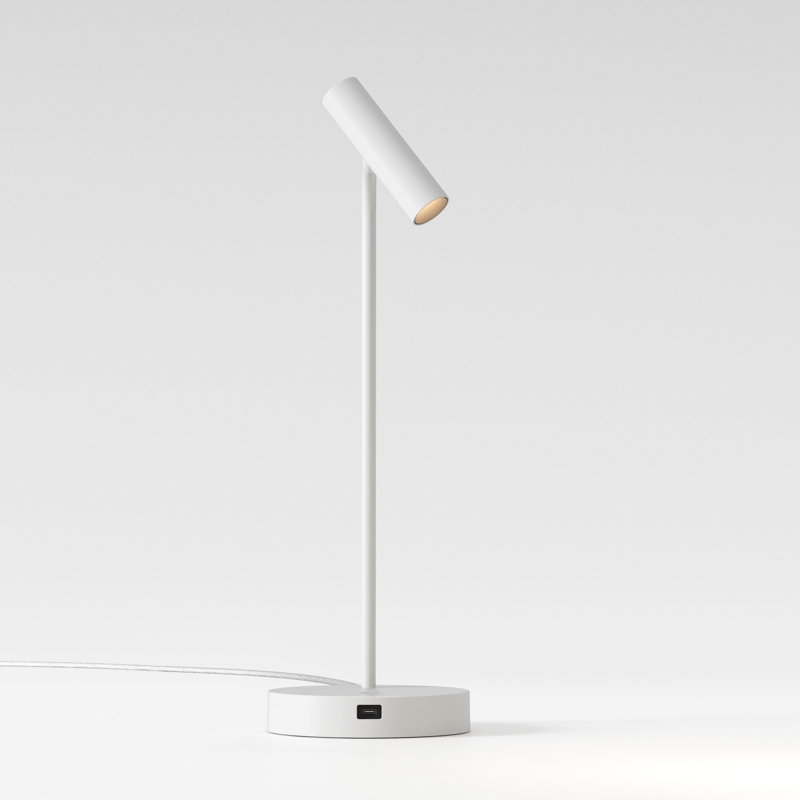 Enna Desk USB C, Matte White