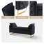 Ageet Modern Velvet Flip Top Storage Bench-1762711066