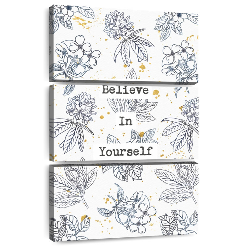 Tergel Indigo Blooms Believe