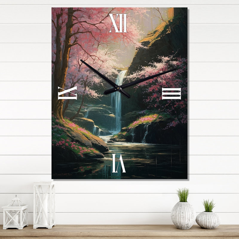 Horloge murale Irit, H 32 po x l 16 po x P 1 po