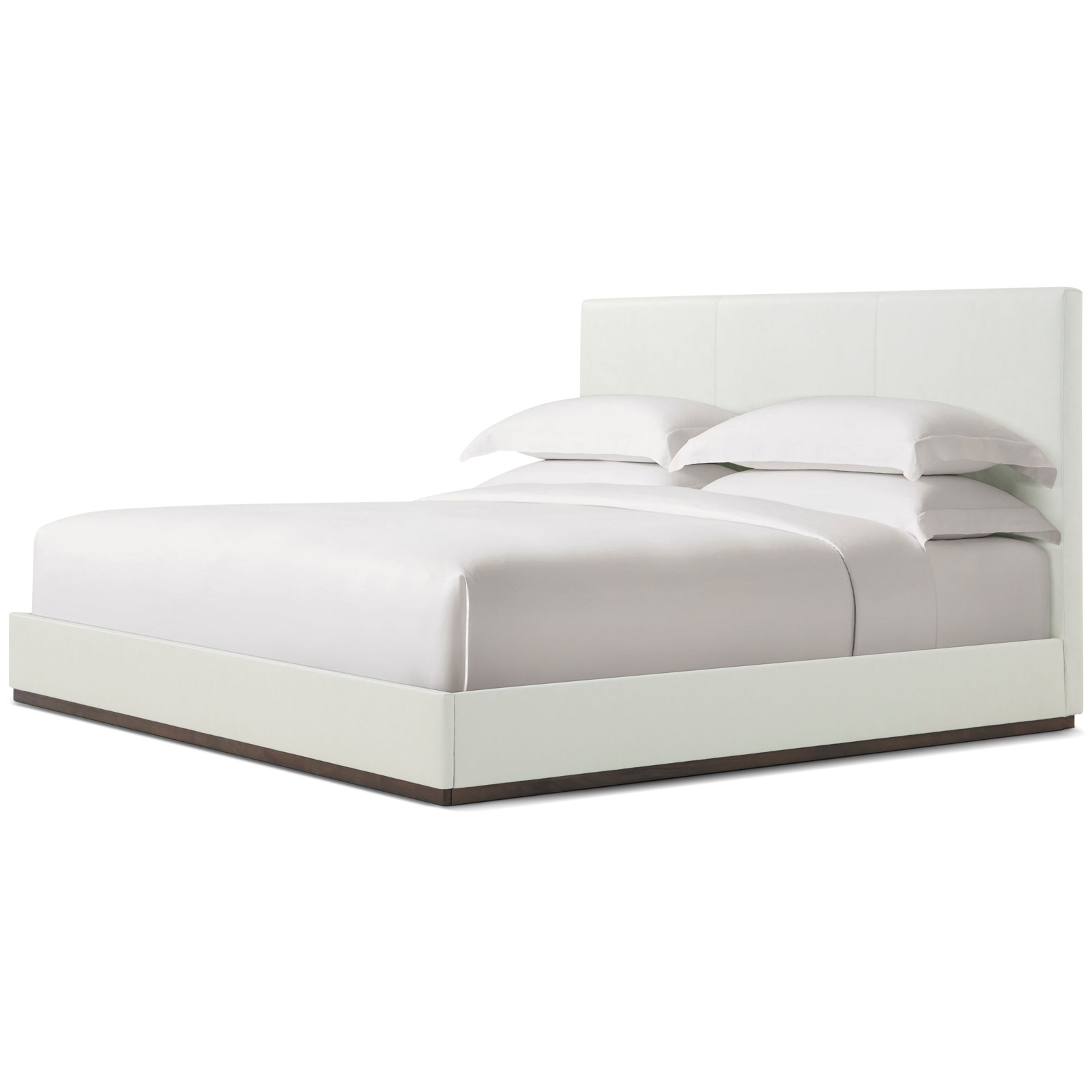 Upholstered Bed, White