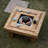 Modern Burlywood Solid Wood Square Coffee Table