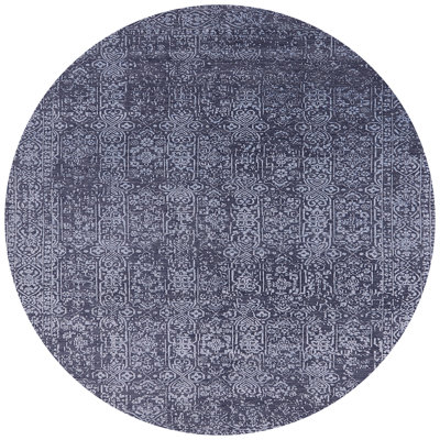 Tapis oriental bleu / blanc