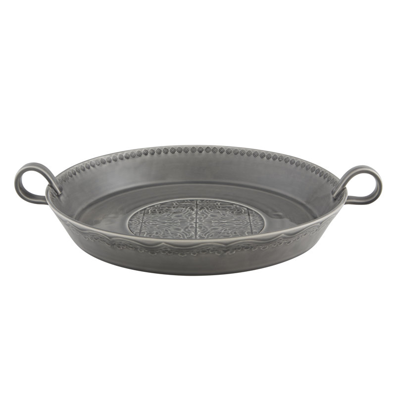 Rua Nova Earthenware Salad Bowl, Anthracite