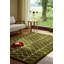 Hand Tufted Wool Abstract Area Rug in Olive-2059063773