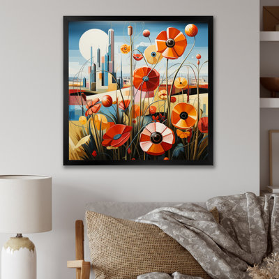 «Abstract Blooms Harmony Field II», reproduction sur toile