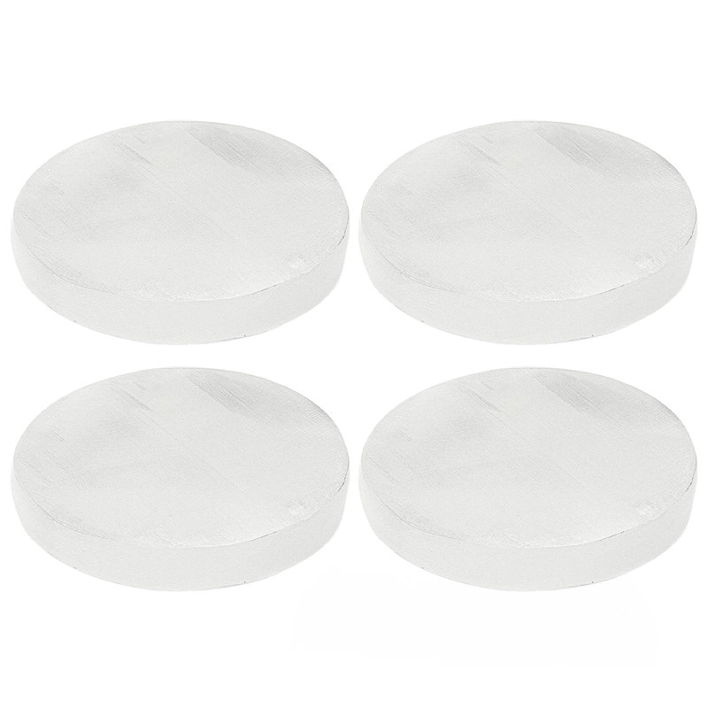 Plaque de charge en cristal Northlandz Selenite, idéale pour la décoration intérieure et la méditation, 4 à 6 pouces - paquet de 4