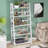 5-Tier Bookshelf, Ladder Industrial-Style Shelving, Suitable for Living Rooms, Studies, and Offices-1250665315