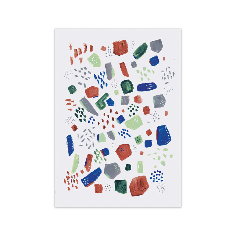 Terrazzo by Laura Irwin - Print, 29.7cm H x 21cm W x 3cm D, No Framed