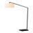 Stretch Arc Floor Lamp - 87", Matte Black, Step Switch, Rectangular marble base