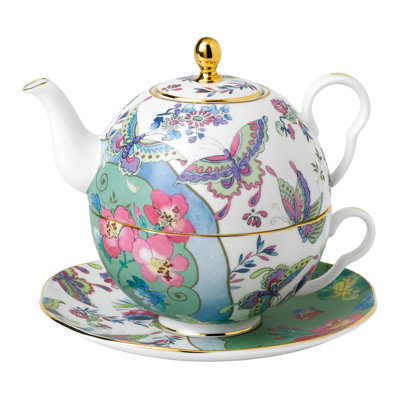 Butterfly Bloom China Teapot