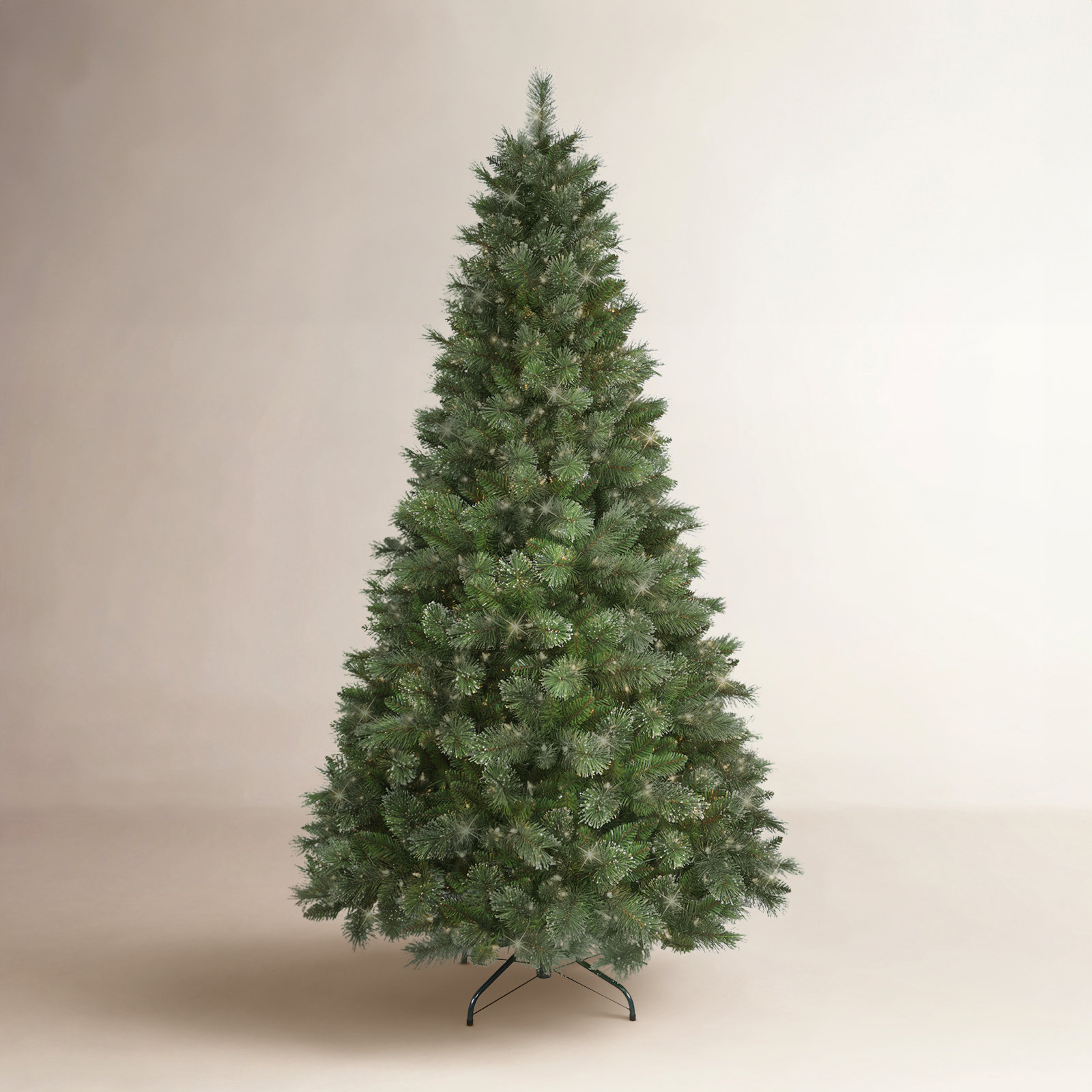7.5' Pre-Lit Pine Christmas Tree