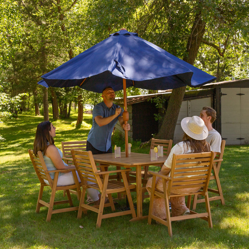 Hatteras Acacia Wood Outdoor Dining Table