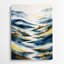 Aquarelle paysage 65, art mural en métal beige-1427871958