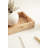 Burlwood Rectangle Tray with Handles