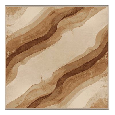Machine Washable Pantelis Modern Rustic Vintage Look Rug in Beige – Beige Binding