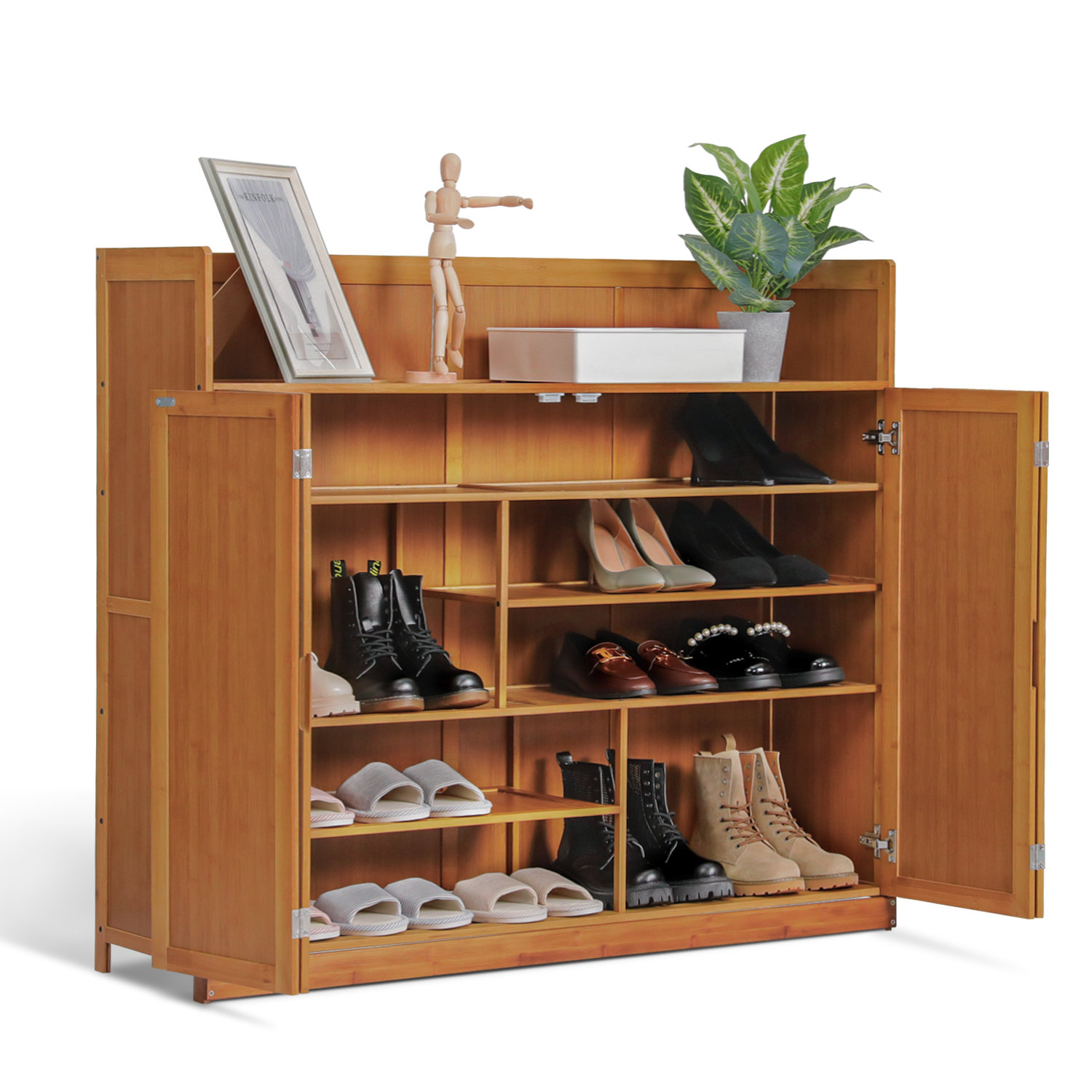 https://assets.wfcdn.com/im/02295947/compr-r85/2021/202123081/6-tiers-bamboo-shoe-rack-cabinet-with-door-21-pairs-of-shoes-organizer-storage-stand-for-home.jpg