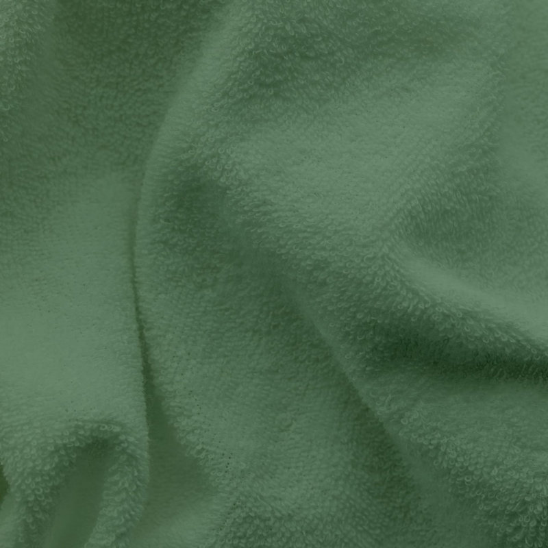 Frottee Spannbettlaken Frottex 100% Baumwolle, Green Mid, L 140 x 220cm - 160 x 220cm