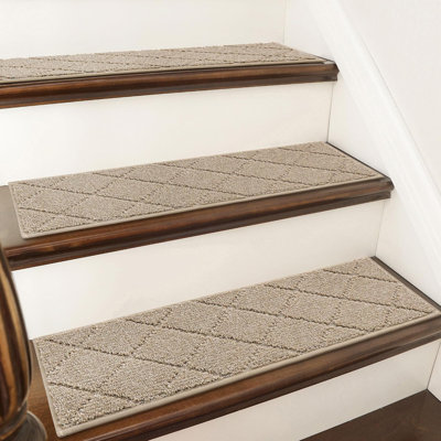 Tapis d'escalier de bordure antidérapants (15 pièces)