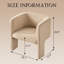 Chaise d'appoint rembourrée