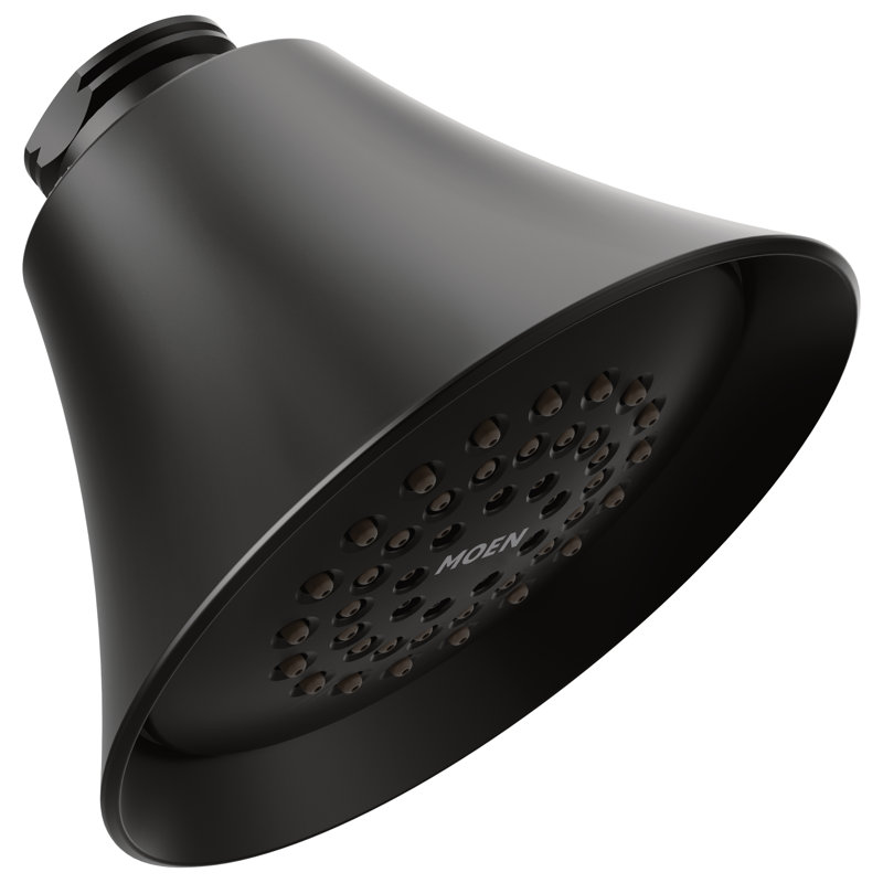 Pomme de douche fixe double / standard, Noir mat