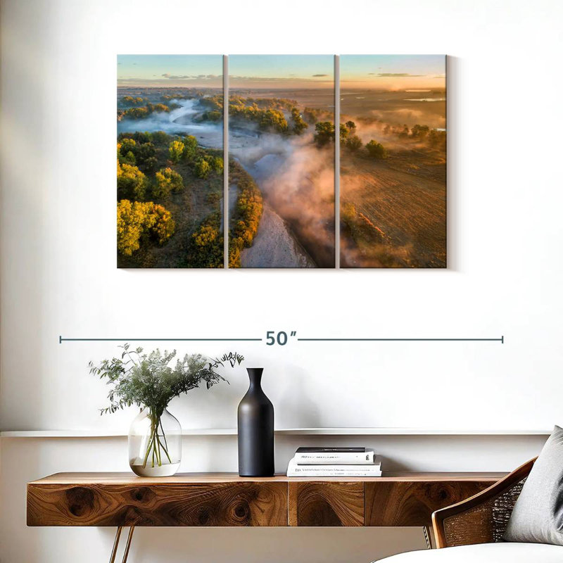 Alvord South Platte River au lever du soleil, H 24 po x l 38 po