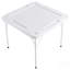 Table de jeu Mahjong 4 joueurs pliables, 4 porte-gobelets, blanc, table-1239325785