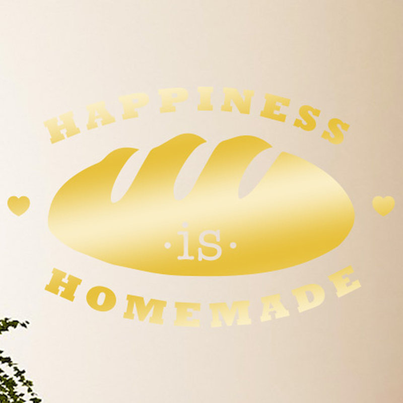 Wall Decal, Large, Shiny Gold