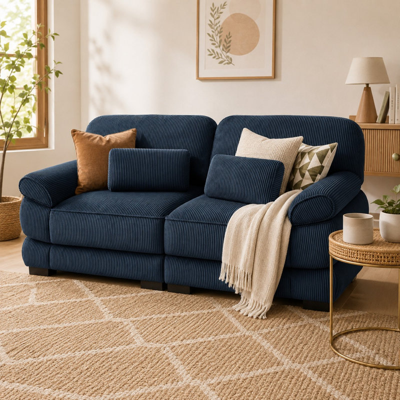Causeuse Gatton Cloud Couch, Bleu