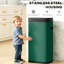  50L Sensor Bin, Touchless Kitchen Bin, Battery Operated, Black-120768095