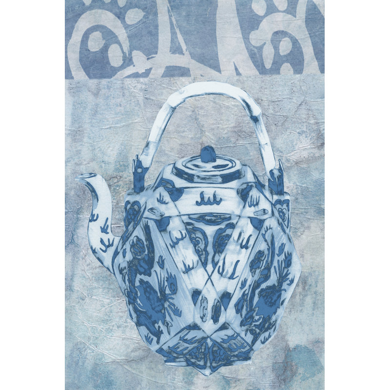 Chinese Teapot I by Naomi McCavitt - Wrapped Canvas Painting, 46cm H x 30cm W