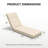 Outdoor 4'' Chaise Lounge Cushions Lounge Chair Cushions 21" W X 72" L-1925473309