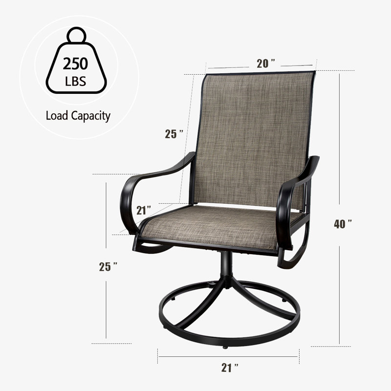 Square 2 - Person 21" Long Dining Set