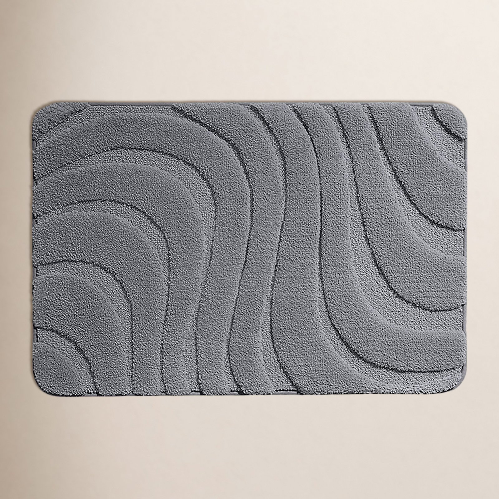 Gagetown Bath Rug, 20" W x 32" L, Dark Gray