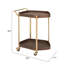 Modern Bar Cart With Wheels Storage Shelf For Home Kitchen Rolling Wine Serving Cart