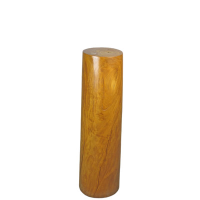 Pied de piédestal en bois asiatique