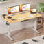 Bureau debout à hauteur ajustable Eric, bureau 100% bambou-767975719-767975712