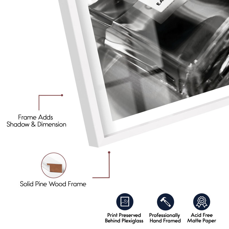 «Perfume Prism Shadowbox Print» par Notoriart, H 37 po x l 25 po, Blanc
