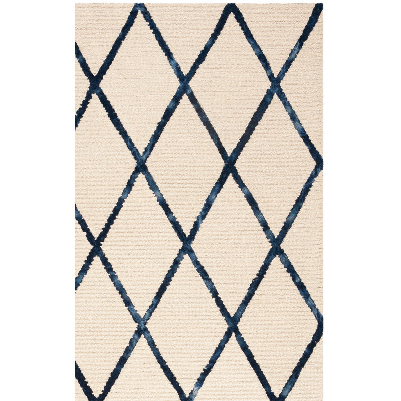 Tapis en laine touffeté à la main Skipworth Blossom, Rectangle 4 pi x 6 pi