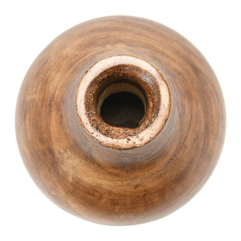 Mylo 8'' Solid Wood Table Vase