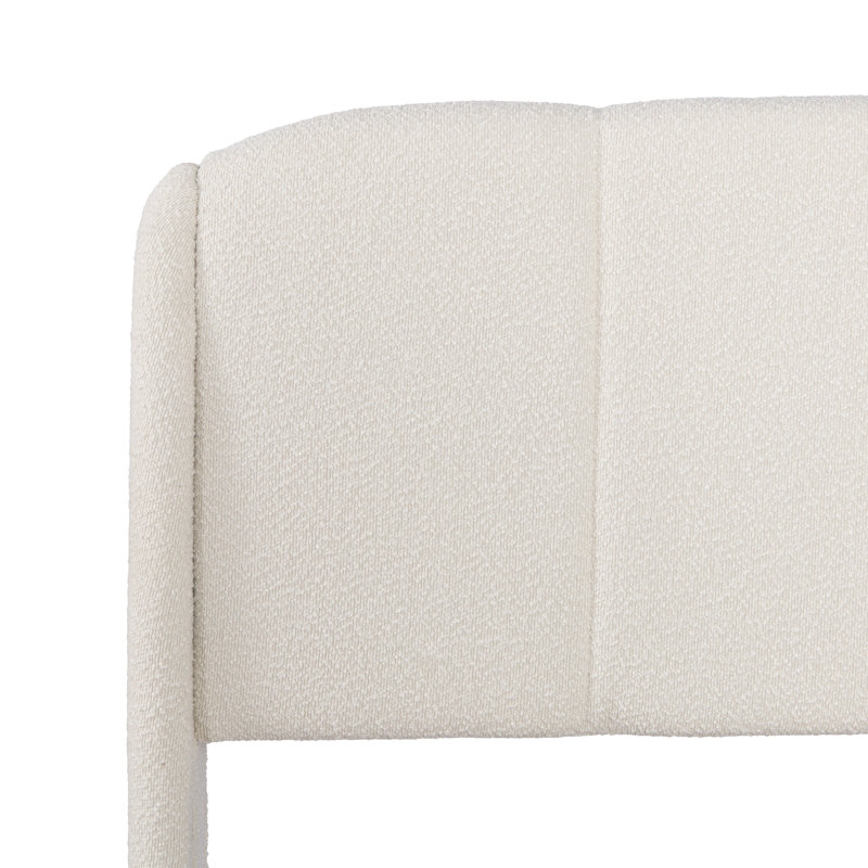 Mayson Upholstered Bed Frame, Queen, Beige